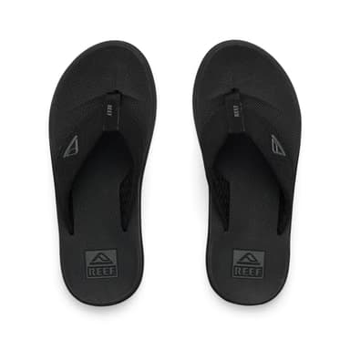 Reef Phantoms Mens Beach Flip Flop, Water Friendly, Soft and Supportive Molded Footbed, Black, 12 - Image 5