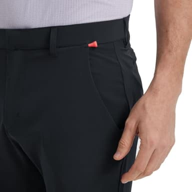 M MAELREG Mens Golf Pants Dry Fit Flat Front Pockets Lightweight Slim Fit Water-Resistant Casual Mens Dress Pants Black - Image 4
