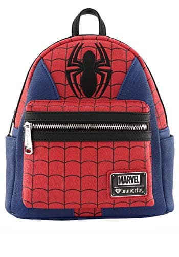 Loungefly x Marvel Spider-Man Suit Mini Faux Leather Backpack - Image 1