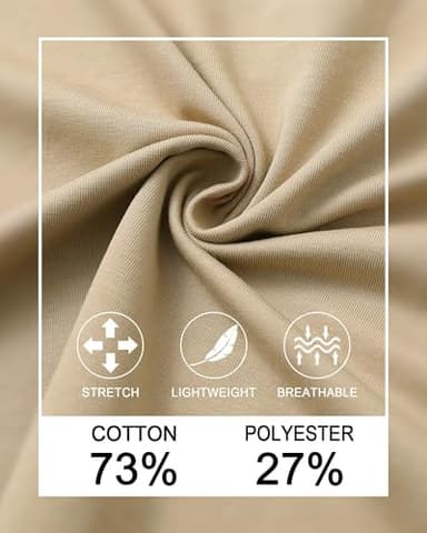 VEBOON Men's Short Sleeve Polo Shirt Plain Classic Fit Lightweight Casual Business Office Collared Polo Shirts Men - Image 6