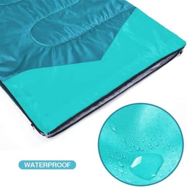 oaskys Camping Sleeping Bag - 3 Season Warm & Cool Weather - Summer Spring Fall Lightweight Waterproof for Adults Kids - Camping Gear Equipment, Traveling, and Outdoors - Image 7