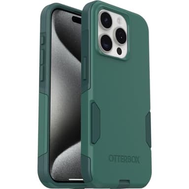 OtterBox iPhone 15 Pro (Only) Commuter Series Case - GET Your Greens, Slim & Tough, Pocket-Friendly, with Port Protection - Image 5