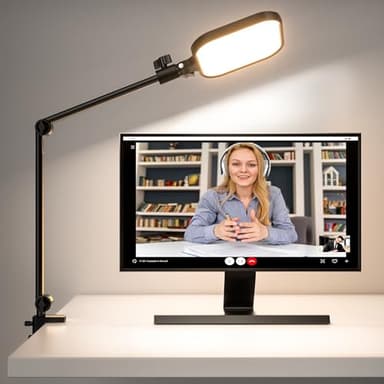UBeesize Streaming Light (1 Pack), 8" Ring Light for Desk with Clamp and Adjustable Arm, Zoom Lighting for Computer, Video Conference Lighting for Home Office, Video Calls, Streaming, Podcasting - Image 7