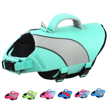 Doglay Dog Life Jacket for Boating & Swimming, High Buoyancy Reflective Dog Life Vests with Rescue Handle and D-Ring, Ripstop Adjustable Floating Vest for Small Medium Large Dogs - Image 1