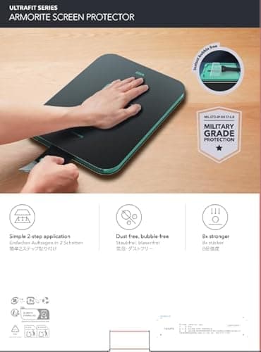 ESR 2 Pack Armorite Screen Protector for iPad A16 11th/10th Generation (11 Inch/10.9, 2025/2022), 9H Hardness Tempered Glass Film with UltraFit Tray, Military Grade, HD Clarity, Dust & Bubble Free - Image 11