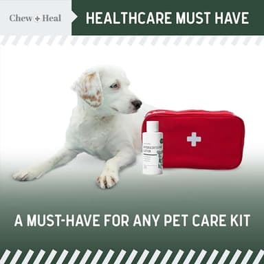 Chew + Heal Labs Hydrocortisone Lotion for Dogs - 4 oz Anti Itch Cream for Irritated Skin, Flea Bites, Itching, and More - Made in The USA - Image 5