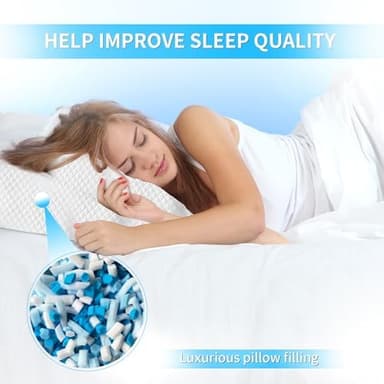 40LBS Shredded Memory Foam Filling Bean Bag Filler, Added Gel Particles Comfortable and Soft,Very Suitable for Filling Bean Bags, Pillows,Dog beds, Couch Cushion - Image 4