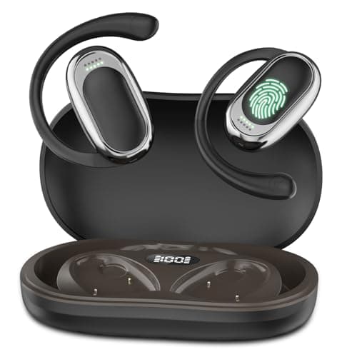 AI Translation Earbuds Real Time, 144 Languages Translator Earbuds Device, 5-in-1 Translation Music Calls Transcription AI Assistant Wireless Headphones Travel Business Learning (Black) - Image 1