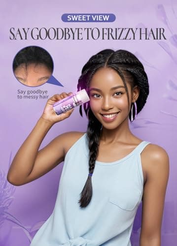 SWEET VIEW Hair Wax Stick & Slick Back Hair Brush for Tame Flyaways, Frizz, Sleek Ponytail, Buns | Pomade/Balm/Gel Stick for Woman, Styling Accessories for Girls, Kids - Image 8