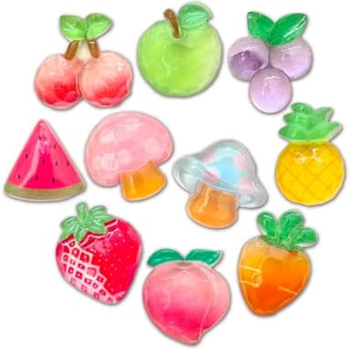 Fruits Shoe Decoration Charms for Clog, Cute Resin Charms Accessories for Adults - Image 1