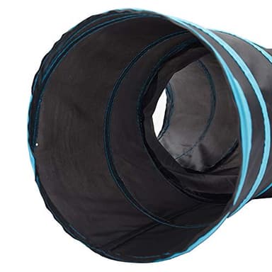 Tempcore Pet Cat Tunnel Tube Cat Toys 3 Way Collapsible, Tunnels for Indoor Cats，Kitty Bored Peek Hole Toy Ball Cat, Puppy, Kitty, Kitten, Rabbit - Image 6