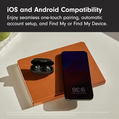 Beats Solo Buds - Wireless Bluetooth Earbuds | 18 Hours of Battery Life | Apple & Android Compatibility | Built-in Microphone - Matte Black - Image 7