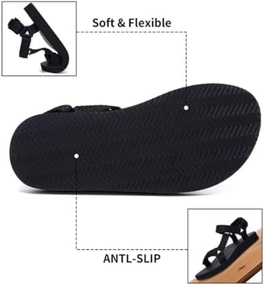 Women's Original Sport Sandals Hiking Sandals with Arch Support Yoga Mat Insole Light Weight Outdoor Water Shoes - Image 5
