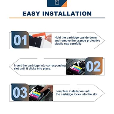 564XL 564 Ink Cartridge Black Color Combo Compatible for HP printers 7520 5520 6520 6510 5510 6525 7525 7510 7515 5515 4620 4622 3520 b210 Replacement for HP564XL 564 XL Ink(2BK/1C/1M/1Y, 5-pack) - Image 6