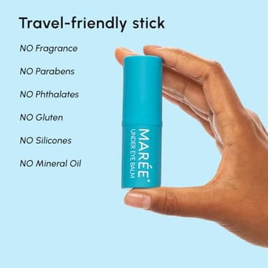 MAREE Under Eye Balm Stick Hydrating - Retinol Caffeine Under Eye Brightener Stick for Older Women - Collagen Under Eye Cream for Dark Circles & Wrinkles - Skin Care Treatment Moisturizer - Image 10