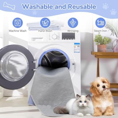 36" x 38" Large Puppy Pads - Waterproof Quick Drying Pee Pads for Dogs, Reusable Pet Training Pads, Anti-Slip Floor Mat for Dogs, Cats, Bunny, Seniors Bed Pad, 1 Pack - Image 4