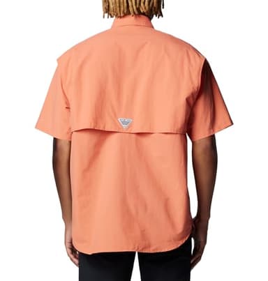 Columbia Men's Bahama II Short Sleeve Shirt, Faded Peach, Small - Image 2