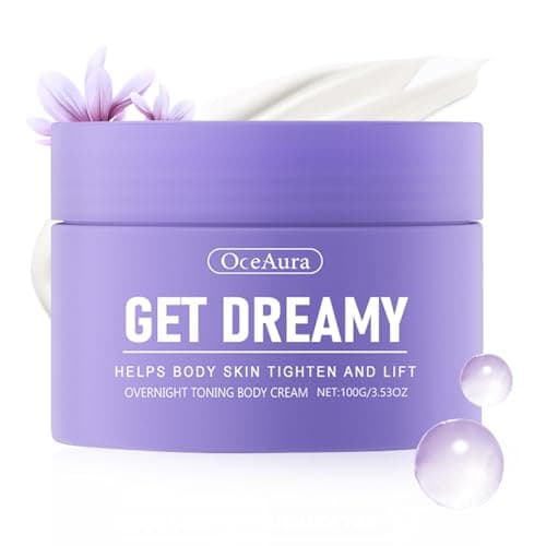 Hrtovy Get Dreamy Overnight Toning Whip, Overnight Toning Body Firming Cream, Body Firming Whip That Works While You Sleep, Suitable for All Skin Types - 3.53floz - Image 1