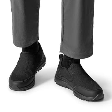 Bruno Marc Men's Non Slip Shoes, Slip-on Lightweight Mens Work Shoes & Restaurant or Food Service Loafers,Size 10.5,Black,SBWO2402M - Image 6