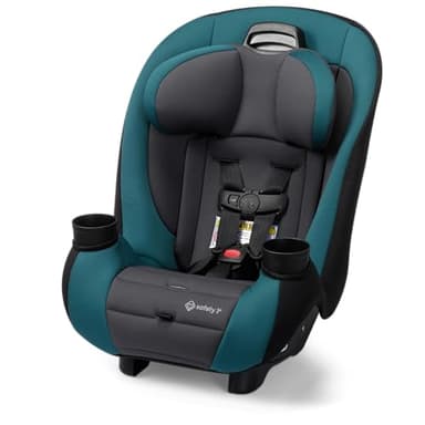 Safety 1st Ellaris 3-in-1 Convertible Car Seat, Slim Fit Design, Rear & Forward-Facing, 5-Position Headrest, 3-Across Fit, Travel-Friendly with Machine-Washable Seat Pad, Peacock Blue - Image 1