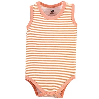 Hudson Baby Unisex Baby Cotton Sleeveless Bodysuits, Zoo Animals, 9-12 Months - Image 3