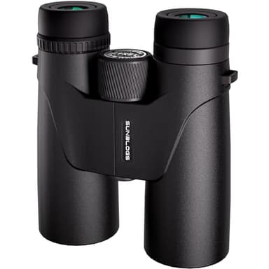 12x42 HD Binoculars for Adults High Powered - Waterproof BAK4 Prism Binoculars for Bird Watching, Hunting, Travel, Hiking & Opera - Super Bright Lightweight Binocular (Black) - Image 8