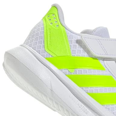 adidas Unisex-Baby Duramo SL 2.0 Elastic Lace Sportswear, White/Lucid Lemon/White, 6 - Image 8