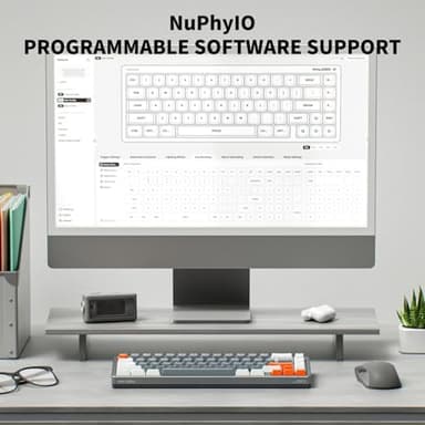 nuphy Halo65 HE Rapid Trigger Gaming Keyboard, 65 Percent 67 Keys Wired Magnetic Switches Keyboard, Hall Effect Keyboard, Hyper-Fast Adjustable Actuation, RGB Hot-swappable, 8K Hz Polling Rate - Image 3