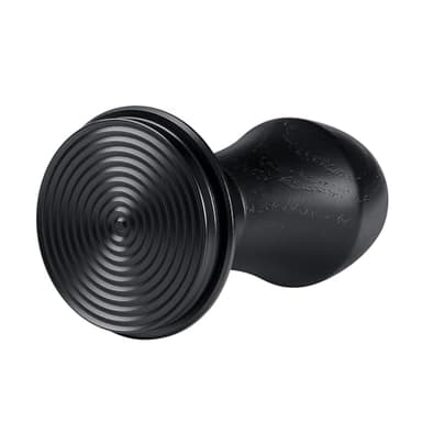 Normcore 53.3mm Espresso Coffee Tamper V4 - Spring Loaded Tamper With Titanium PVD Coating Ripple Base -15lb / 25lb / 30lbs Replacement Springs, Genuine Black Oak Wood Handle - Image 3