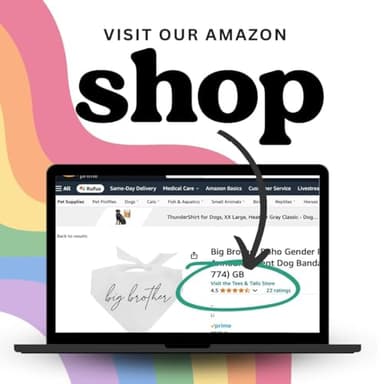 My First Birthday Dog Bandana (Black OS 389) - Image 5