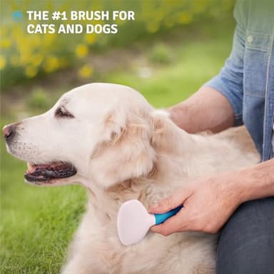 Poodle Pet Slicker Brush - For Dogs, Cats, and Rabbits - Removes Matted Fur, Knots, and Loose Hair - Suitable for Grooming Doodles and Goldendoodles with Short or Long Hair - Image 8