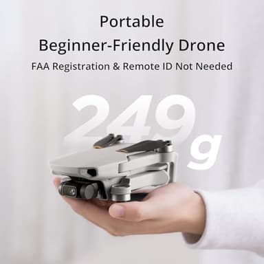 Specta Mini Drone with Camera 4K for Adults, 32800ft FPV Transmission, Easy to Fly, 3 Aixs Gimbal, 31-Min Flight, 4K/30fps, Under 249g Portable Drone for Beginners - Image 4