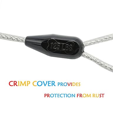 Petest 30ft Reflective Tie-Out Cable for Heavy Dogs Up to 125 Pounds - Image 6