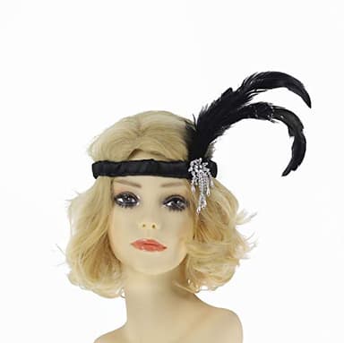 Women's 1920s Gatsby Inspired Sequin Beads, Style04-black&red, Size XXX-Large - Image 5