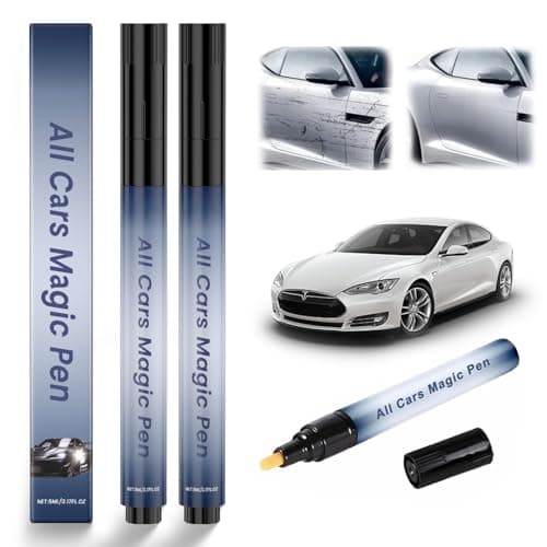 All Cars Magic Pen, Car Scratch Remover for Accurate & Quick Fixing, Car Paint Repair Pen with Weatherproof Performance, Easy Portable Travel-Friendly Design, Fits All Vehicle Colors, 2PCS - Image 1
