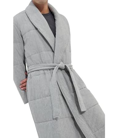 UGG Women's Quade Quilted Robe, Grey Heather, XL/XXL - Image 3