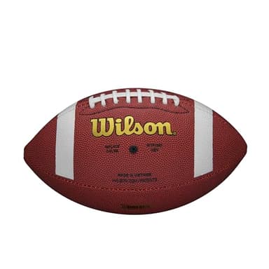 Wilson NCAA Composite Football - PeeWee Size, Brown - Image 2