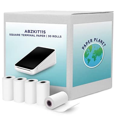 Thermal Receipt Printer Paper for Square Terminal by Paper Planet | 30 Rolls | SPD2-01 - Image 1