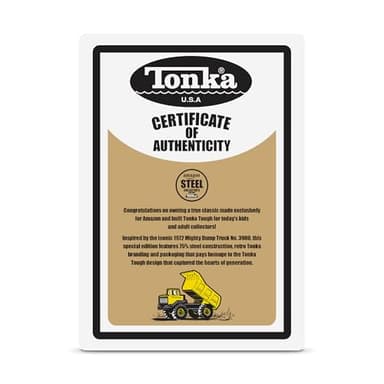 Tonka Retro Mighty Dump Truck - Collector's Edition - Made with 2X More Steel, Kids Construction Toy, Metal Truck, Toy Truck for Boys and Girls, Kids, Toddlers, Ages 3+ - Image 10