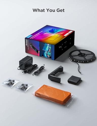 Govee TV Backlight 3 Lite with Fish-Eye Correction Function Sync to 40-50 Inch TVs, 7.8ft RGBICW Wi-Fi LED Strip Lights with Camera, 4 Colors in 1 Lamp Bead, Voice and APP Control, Adapter - Image 7