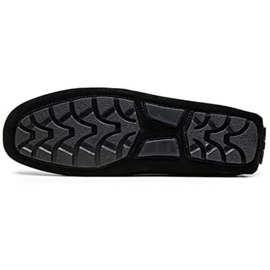 Go Tour New Mens Casual Loafers Moccasins Slip On Driving Shoes Black 10.5/45 - Image 3