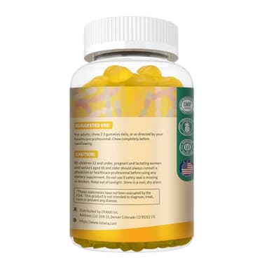 Totaria 9-in-1 Probiotic Fiber Gummies for Adults Teens 16G Fiber per Serving, Psyllium Fiber Supplement with 5 Billion CFU Bacillus Coagulans, Inulin, ACV for Digestion Gut Immunity - 60 Gummies - Image 9