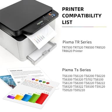 Ubinki 10 Pack 280 281 XXL Ink Cartridges Replacement for Canon PGI 280XXL/281XXL Cartridge 280XL 281XL to TR8620a TR8620 TR8520 TR8600 TR7520 TS702a TS9520 TS9521C TS6120 TS6220 TS9120 TS6320 TS8220 - Image 2