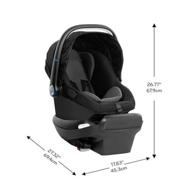 Evenflo Shyft Intuiti+ Travel System Featuring Revolve180 LiteMax™ NXT Rotating Rear-Facing Lightweight Preemie and Infant Car Seat with SensorySoothe 3-30 lbs. (Dubhan Black) - Image 11