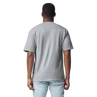 Gildan Men's DryBlend Workwear T-Shirts with Pocket, 2-Pack Shirt, Sport Grey, XXX-Large - Image 3