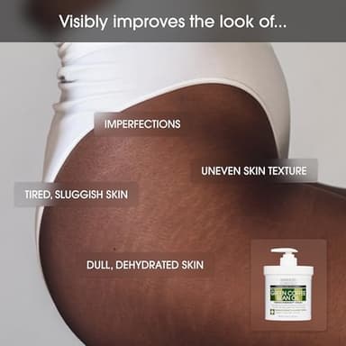 Advanced Clinicals Green Coffee Bean Thermo - Firming Body Lotion | Caffeine Infused Collagen Cream Moisturizer & Body Cream For Women, Stomach, Legs, & To Improve Look Of Textured Crepey Skin, 16 Oz - Image 3