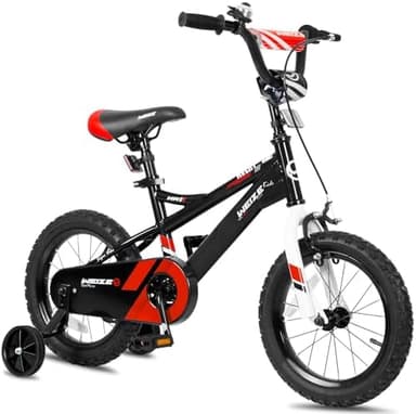WEIZE Kids Bike, 14 Inch Children Bicycle for Boys Girls Ages 3-5 Years Old, Rider Height 35-42 Inch, Coaster Brake, Black - Image 3