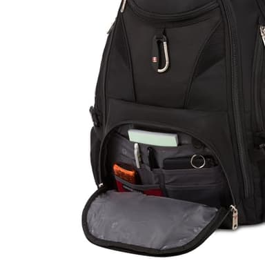 SwissGear 1900 Scansmart TSA 17 Laptop Backpack, Black, 19-Inch - Image 6