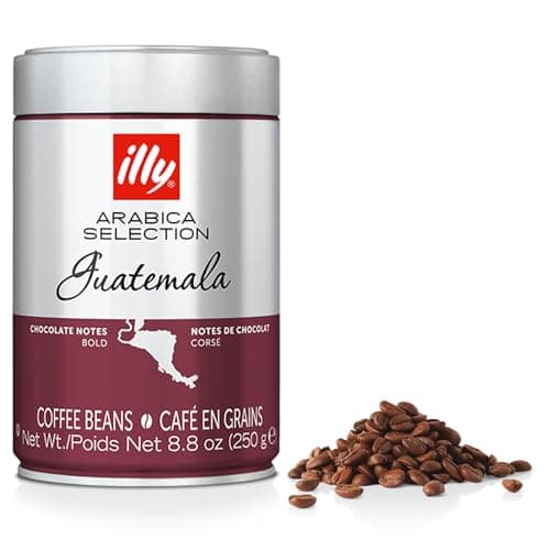 illy Whole Bean Coffee - Perfectly Roasted – Guatemala Dark Roast - with Notes of Chocolate – Complex & Balanced - 100% Arabica Beans - No Preservatives – 8.8 Ounce - Image 1