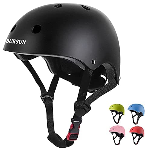 BURSUN Kids Bike Helmet Ventilation & Adjustable Toddler Helmet for Ages 8-14 Kids Boys Girls Multi-Sport Helmet for Bicycle Skate Scooter, 5 Colors - Image 1